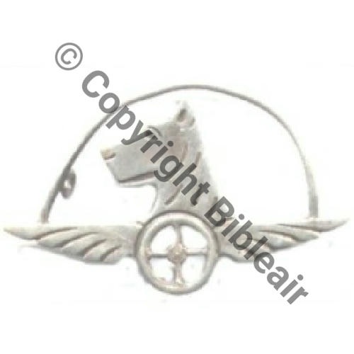 CIE AIR 66.112 Tete animal issant d un oval aile  ARTISANAL  Src.D.LEZIN 